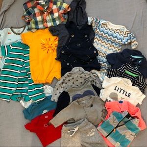 Lot of baby boy clothing 0-3
